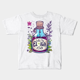 Coffee: The Elixir of Life Kids T-Shirt